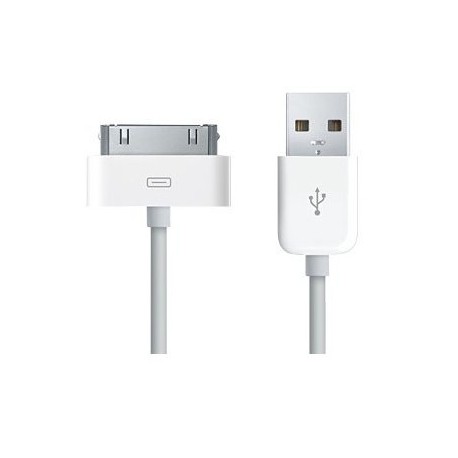 Cordon USB chargement & synchronisation pour iPhone 3/4 - iPad 1/2 - iPod - 2m