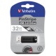 Stick USB PinStripe Black - "VERBATIM" - 32 Go - 49064