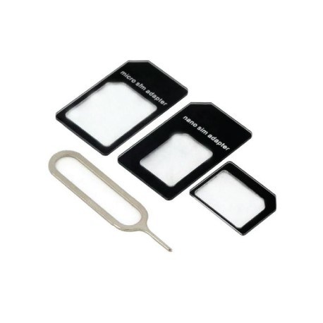 Adaptateur de cartes SIM - Micro SIM - Nano SIM pour Iphone 4/4S/5/5S/6
