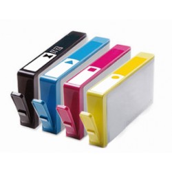 Pack 3 cartouches recyclées - HP - N°364XL - Cyan/Mag/Jaune