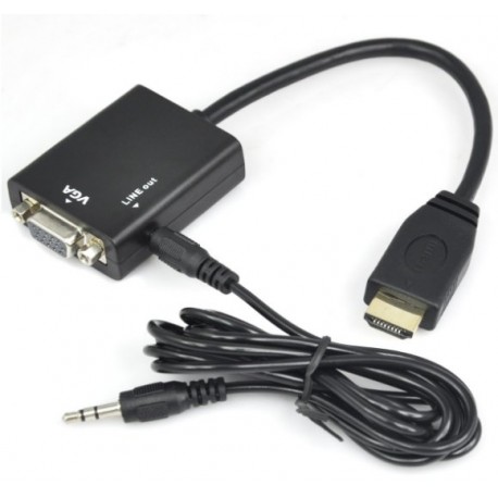 Convert 3 en 1 HDMI/Mini HDMI/Micro HDMI / VGA + Gestion du son