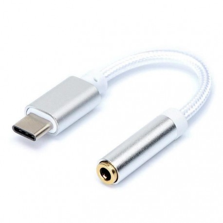 Adaptateur USB Type-C Mâle / Jack 3,5mm Femelle