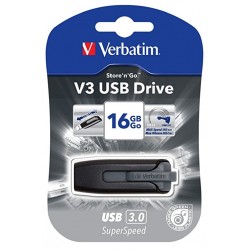 Clé USB 3.0 - Store'n'Go - 16Gb - Noir - "VERBATIM"