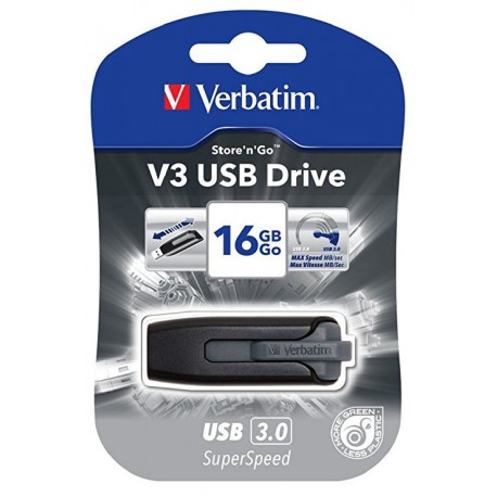 Clé USB Store&Go - V3 USB 3.0 - "VERBATIM" - 8 Go - 49171