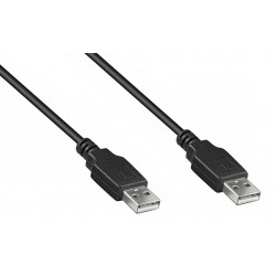 Cordon USB 2.0 Type A Mâle / Type A Mâle - 1,00m