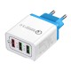 Chargeur USB secteur -  2 ports USB - 1 x 1A + 1 x 2.1A