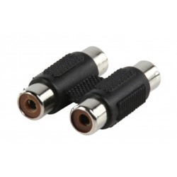 Coupleur 2 x RCA Femelles / 2 x RCA Femelles