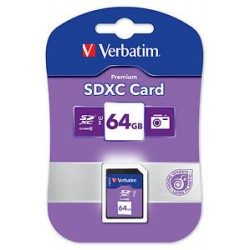 SDXD Secure Digital Card - Class 10 - VERBATIM - 64Go SDXC  - 44024