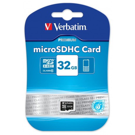 Micro Secure Digital Card SDHC - Class10 - VERBATIM - 32Go  - 44013