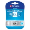 Micro Secure Digital Card SDHC - Class10 - VERBATIM - 32Go  - 44013
