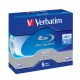 5 Blu Ray BD-R SL 25Go "VERBATIM"- coffret cristal - 6x / CB à l'unité