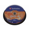 10 DVD-R 4.7 Go "VERBATIM" - SUPERAZO - Cake box - 16x - 43523
