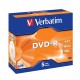5 DVD-R 4.7 Go - "VERBATIM" - SUPER AZO - Coffret cristal - 16x - 43519