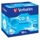 10 CD-R 90Min 800Mb - "VERBATIM" Extra Protec - Coffret cristal - 40x - 43428