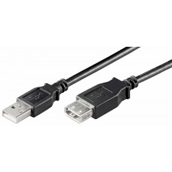 Rallonge USB 2.0 Type A Mâle / A Femelle - 5,00m