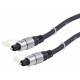 Cordon audio numérique optique - PREMIUM - Toslink / Toslink - 2,50m