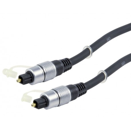 Cordon audio numérique optique - PREMIUM - Toslink / Toslink - 2,50m