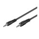 Cordon audio stéréo - Jack 3,5mm Mâle / Jack 3,5mm Mâle - 1,20m