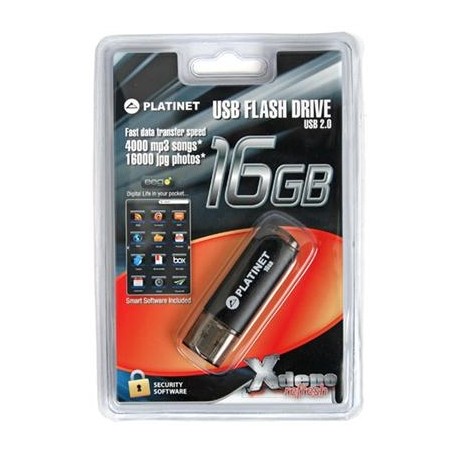 Stick USB 2.0 - X-DEPO - "PLATINET" - 16 Go - Assortiment de couleurs
