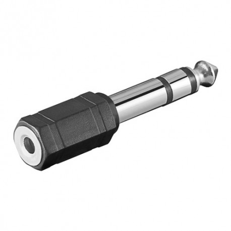 Adaptateur Jack 3.5mm Stéréo Femelle / 6,35mm Stéréo Mâle