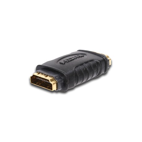 Coupleur HDMI - HDMI Femelle / HDMI Femelle - contacts or