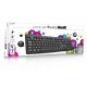 Clavier 108 touches filaire - USB - Black Touch 2 - "ELYPSE" - Ex 460002