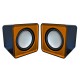 Enceintes multimédia 2.0 - 2x3Watts RMS -  "THE CUBE" - "ELYPSE"