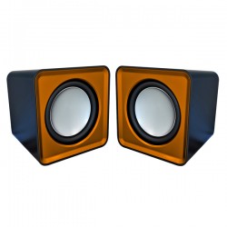 Enceintes multimédia 2.0 - 2x3Watts RMS -  "THE CUBE" - "ELYPSE"