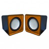 Enceintes multimédia 2.0 - 2x3Watts RMS -  "THE CUBE" - "ELYPSE"