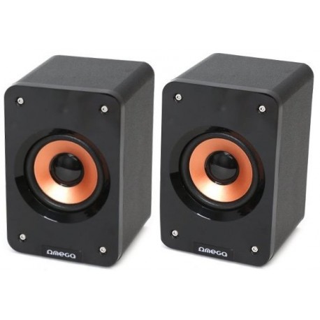 Enceintes multimédia 2.0 - 5 Watts RMS - Bois - "SOLARIS " - OMEGA