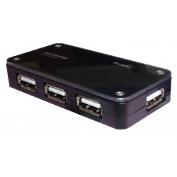 Hub 4 ports USB 2.0 - "RAINBOW" - Auto-Alimenté