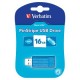 Stick USB PinStripe Black - "VERBATIM" - 16 Go - 49063