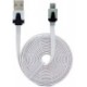 Cordon USB chargement/synchronisation / Androïd Micro USB - 1m - Led - 1.00m